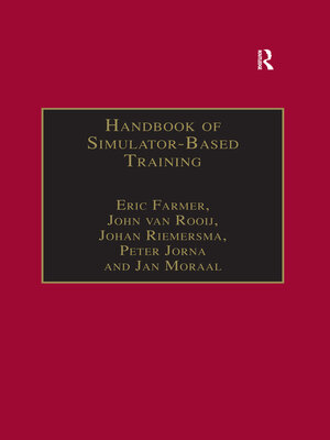cover image of Handbook of Simulator-Based Training